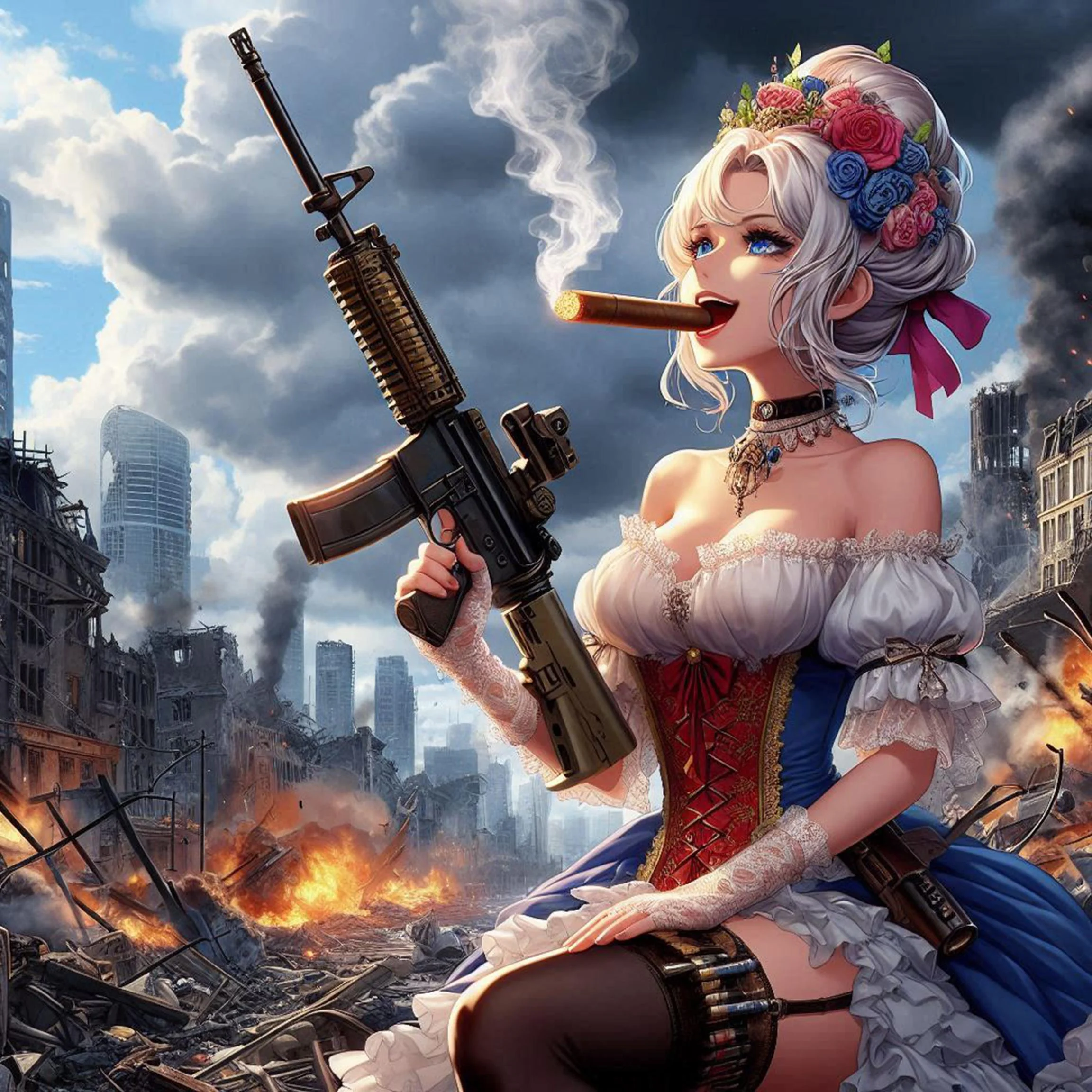 I started a nightcore YT channel as a fun use for AI art. Here are some of my favorites so far (songs in the comments) picture 15 of 15