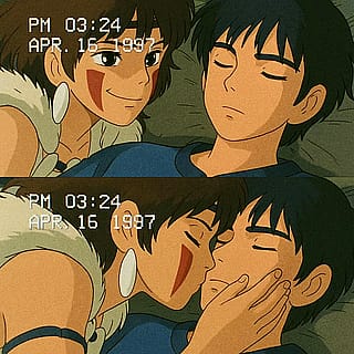 After the events of Princess Mononoke.'