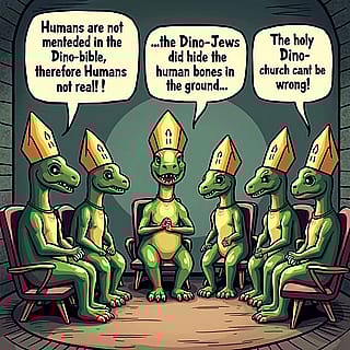 Humans are not real....'