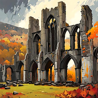 011 J. M. W. Turner - 29 October 2024 - Llanthony Abbey.'