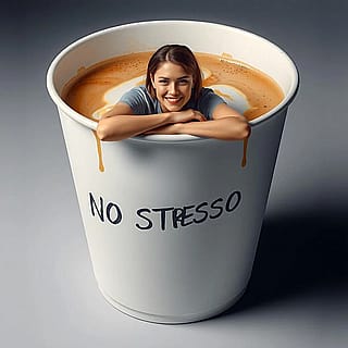 Espresso Macchiato por favore! ☕️ | starryai'