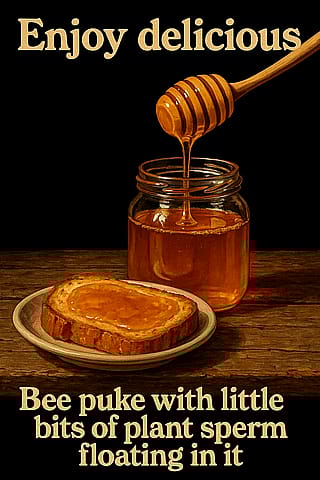 The honey industry can thank me later for the new ad idea'