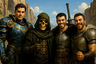 I'm too poor to commission a photo of our dnd party, so i used ai, and i'm more then happy with the outcome.'