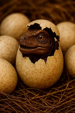 Baby T-Rex Hatching'