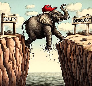 Political cartoon'