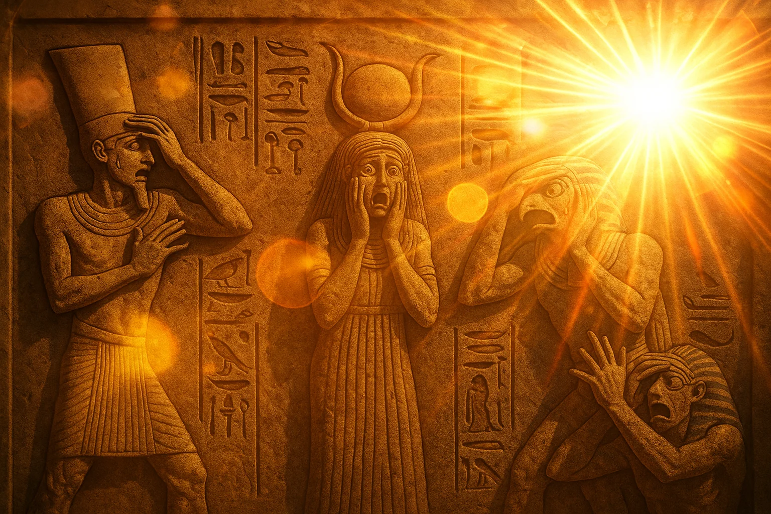 A study in using lens flare to carefully enhance classic works of art picture 2 of 17