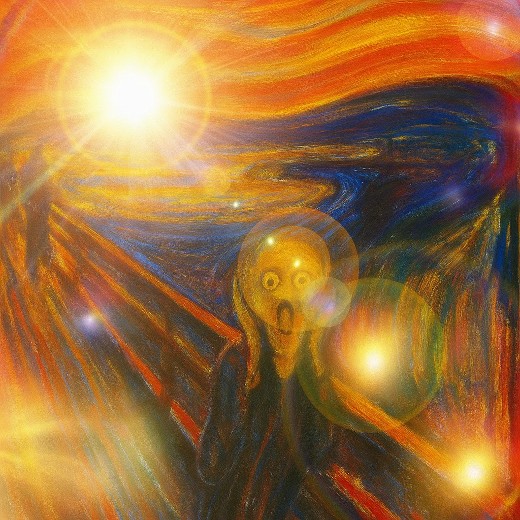 A study in using lens flare to carefully enhance classic works of art picture 7 of 17