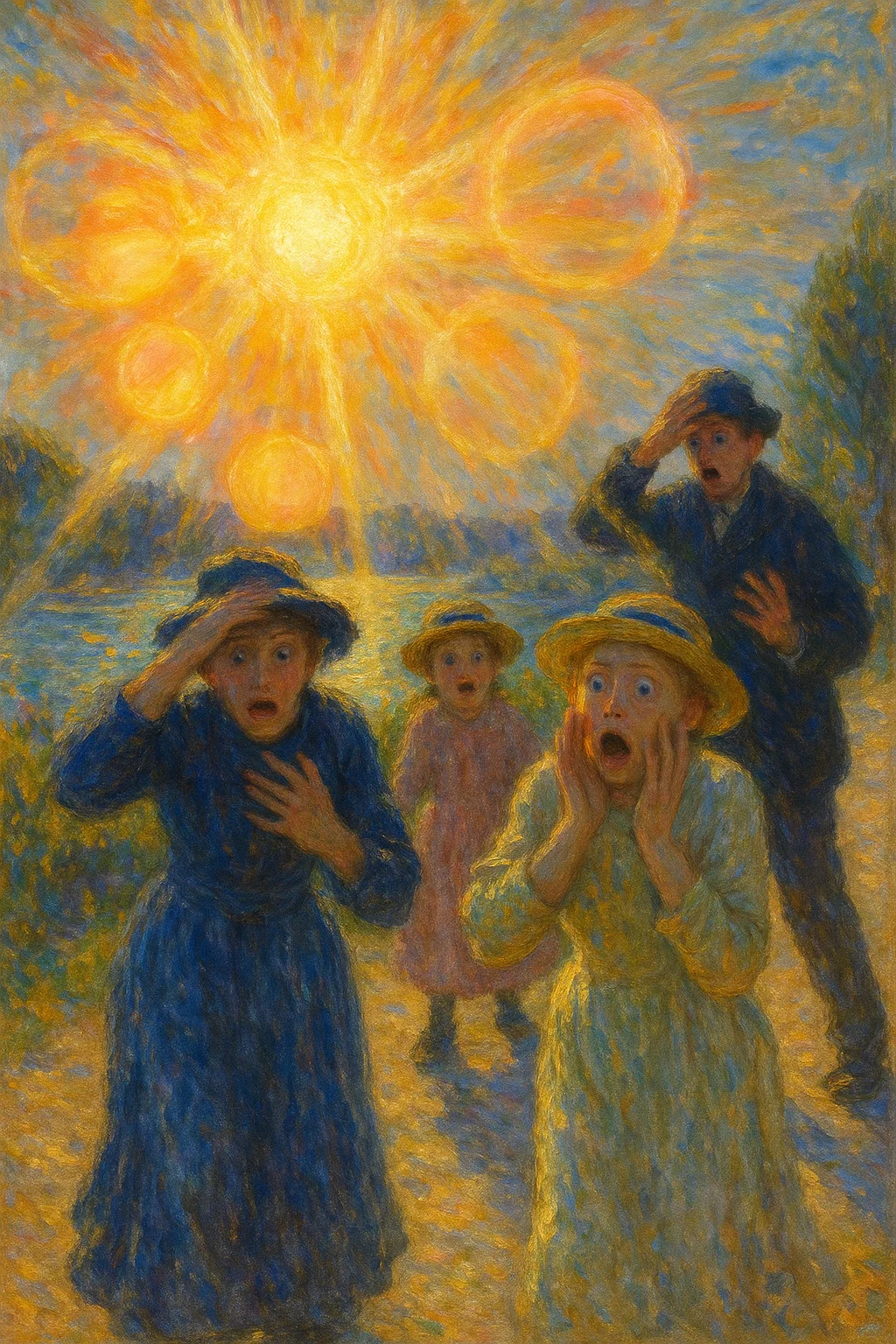 A study in using lens flare to carefully enhance classic works of art picture 8 of 17