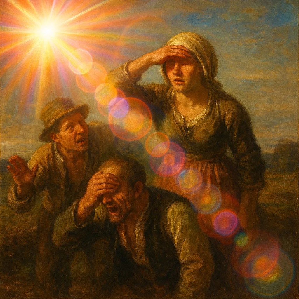 A study in using lens flare to carefully enhance classic works of art picture 13 of 17