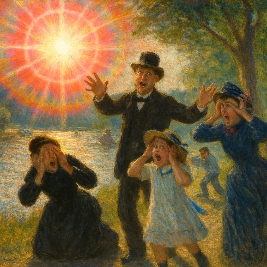 A study in using lens flare to carefully enhance classic works of art picture 14 of 17