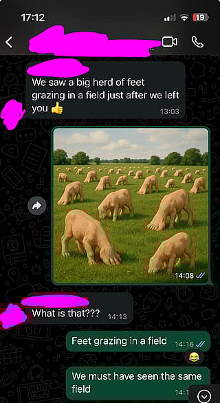 Didn’t know how else to respond 🤣😂'