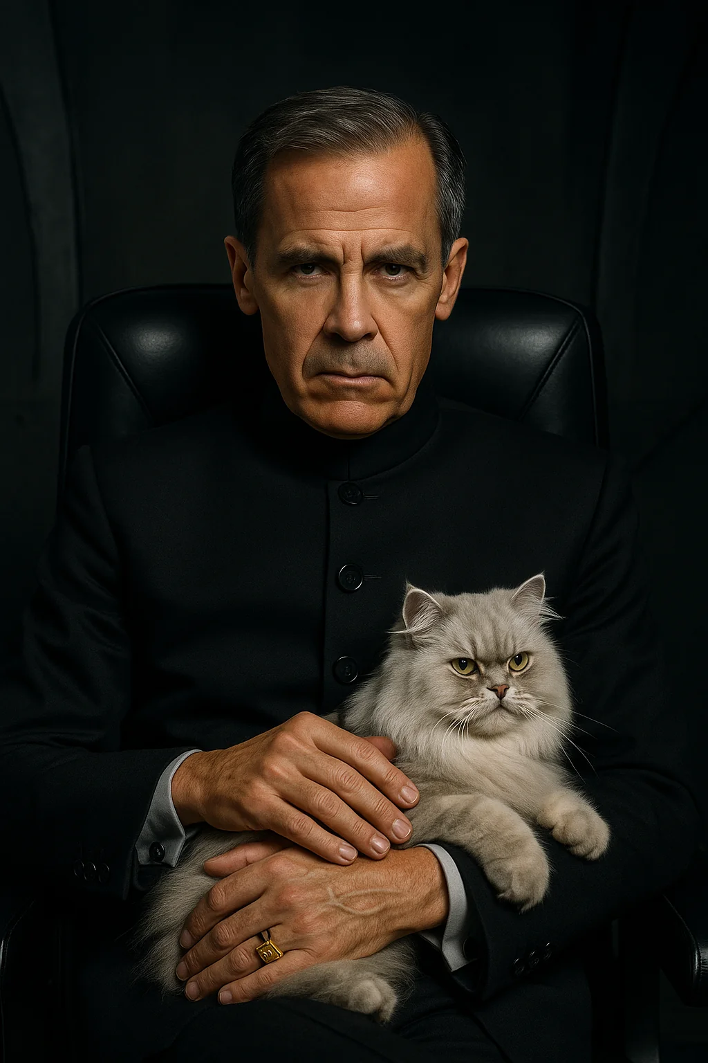Canadian Prime Minister Mark Carney, but he's a Bond villain. picture 1 of 1