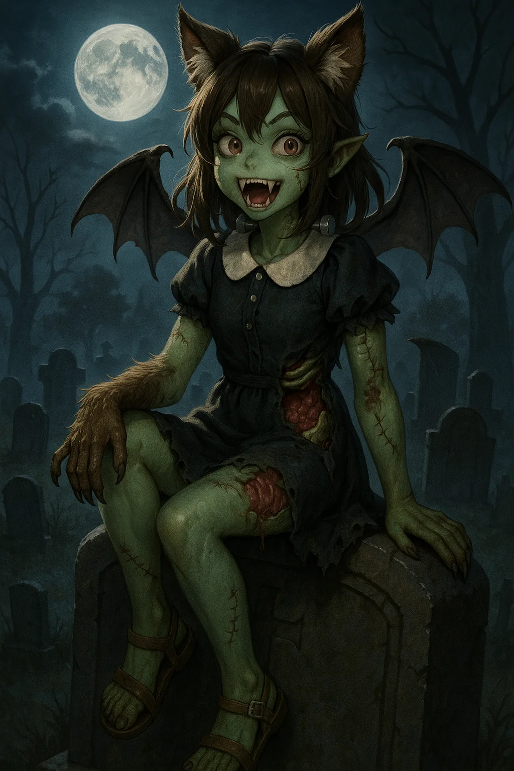 A supernatural monster. What do you think would be a good - original - name for her? picture 1 of 1