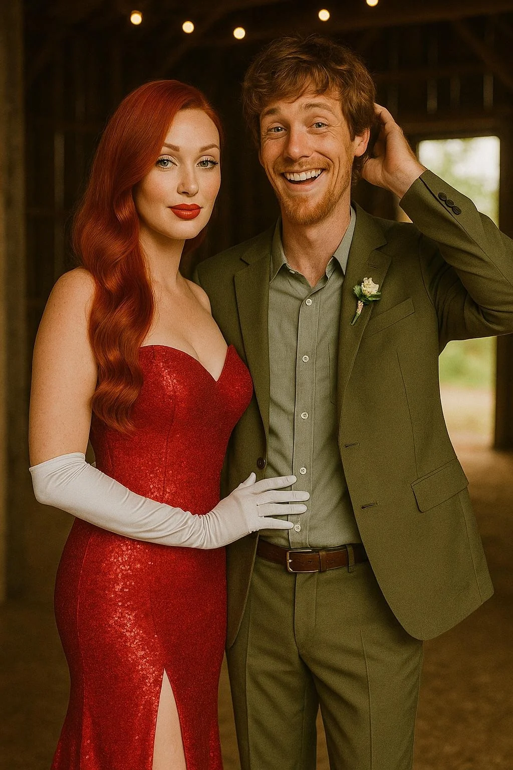 I now present Mr and Mrs Norville Roberts picture 1 of 2