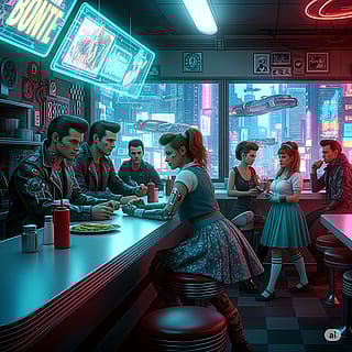 50s Cyberpunk'