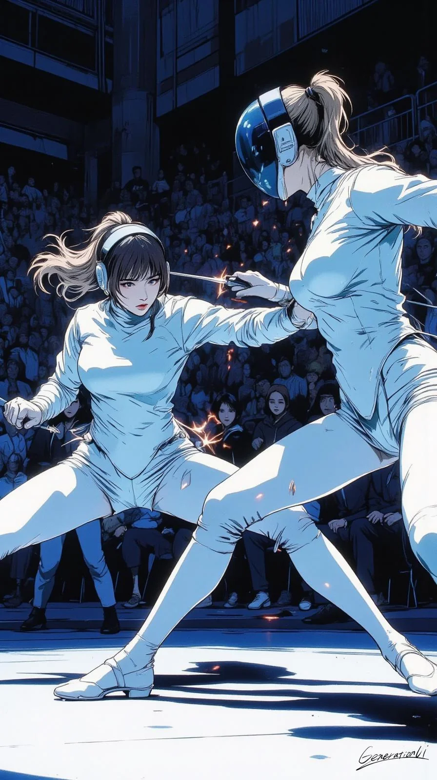 Aesthetic of a Flash – Fencers in Motion / Phone Wallpaper Archives picture 2 of 2
