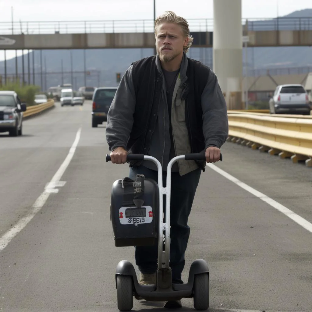 ‘Sons of Anarchy’ on Segways picture 1 of 9