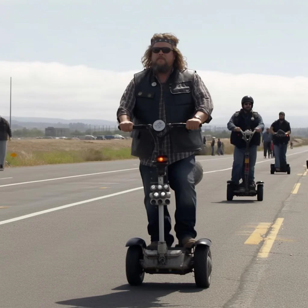 ‘Sons of Anarchy’ on Segways picture 3 of 9