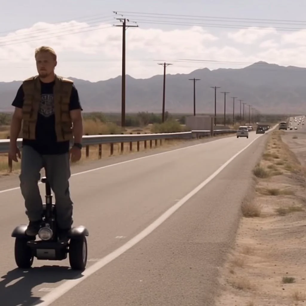 ‘Sons of Anarchy’ on Segways picture 5 of 9