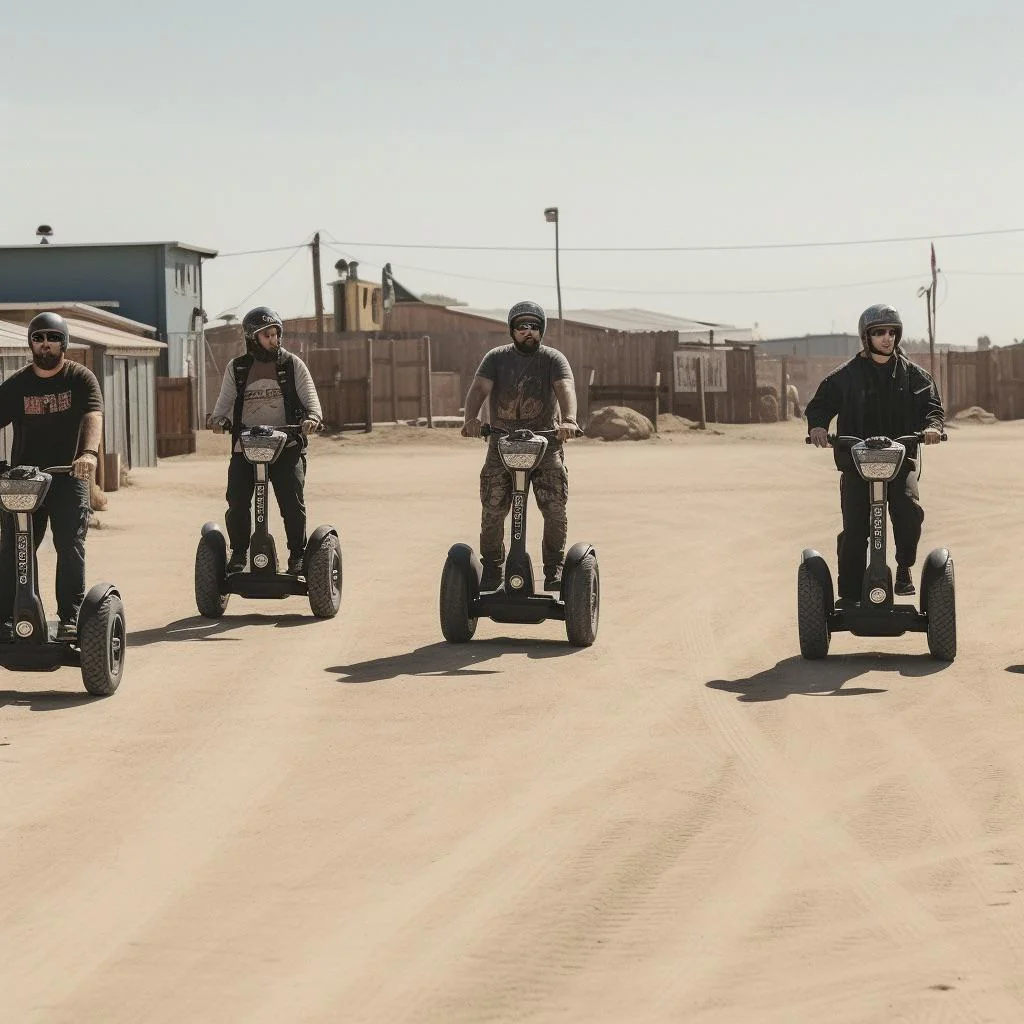 ‘Sons of Anarchy’ on Segways picture 6 of 9