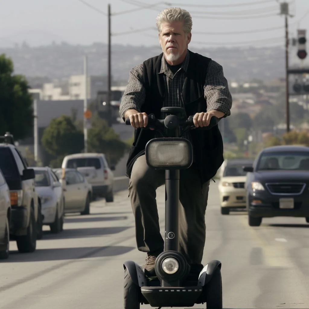 ‘Sons of Anarchy’ on Segways picture 8 of 9