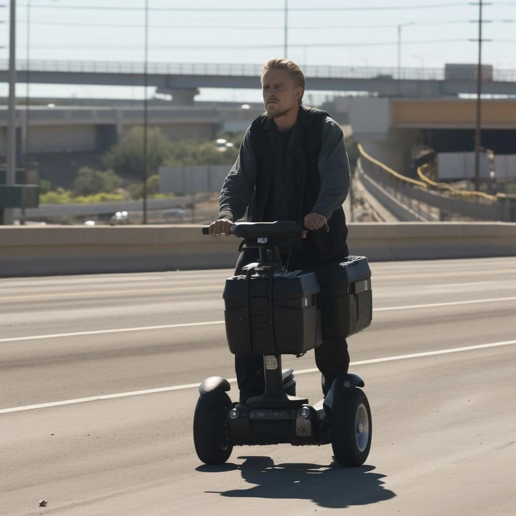 ‘Sons of Anarchy’ on Segways picture 9 of 9