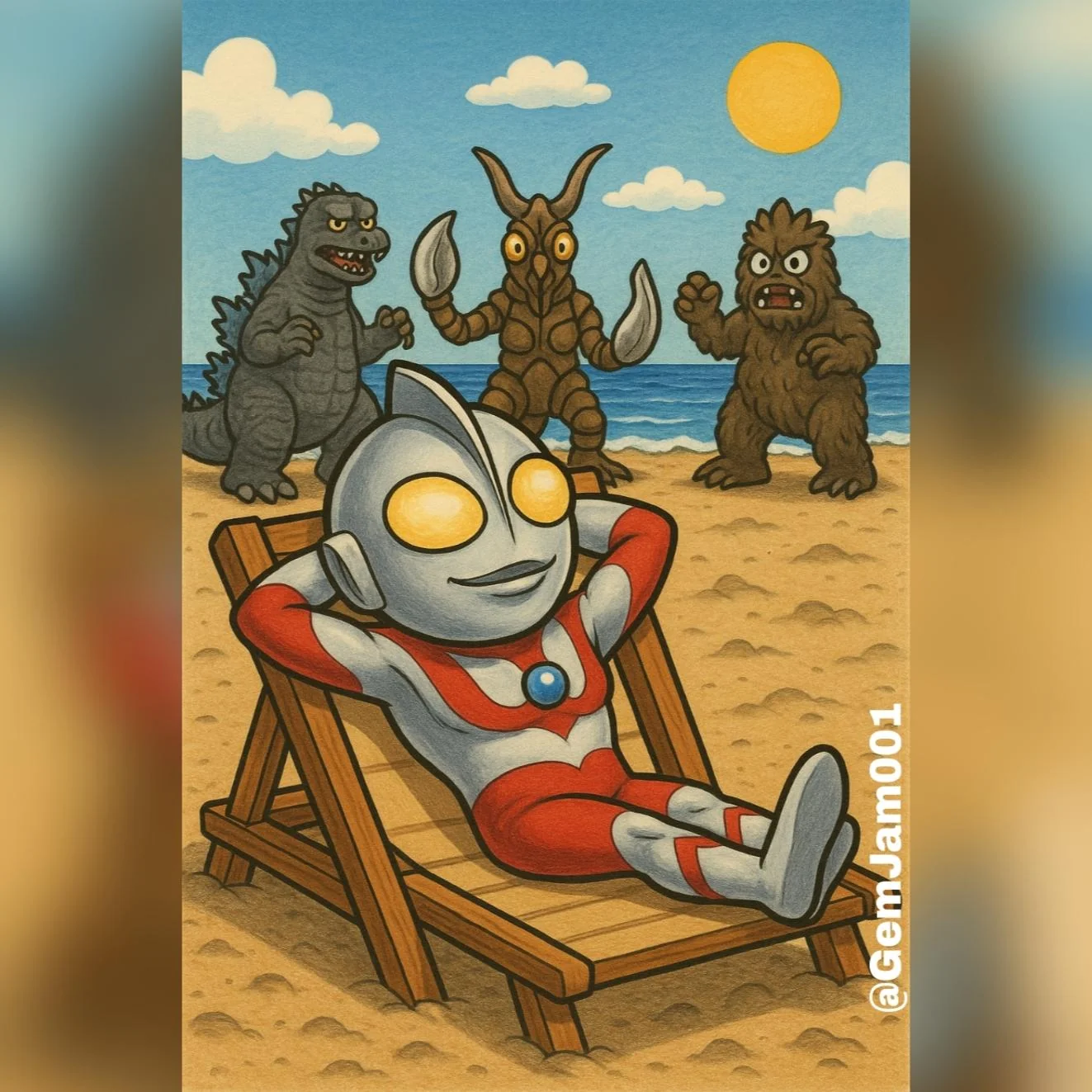 Ultraman! Here he comes from the sky!!! picture 1 of 2