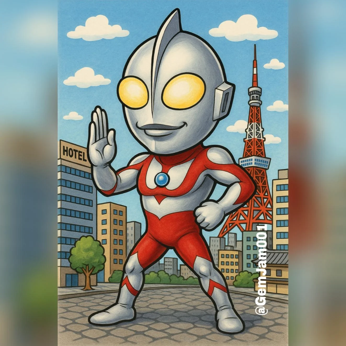 Ultraman! Here he comes from the sky!!! picture 2 of 2