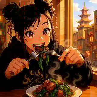 Dinner is served'
