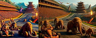 I asked ChatGPT to improve Bing's old creations I made from 2023 (before it got nerfed). Thoughts on the results?'