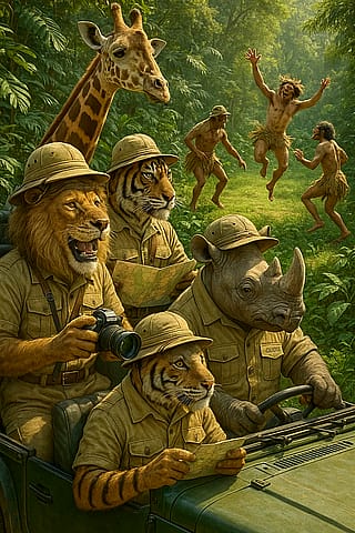 Animals on Safari'