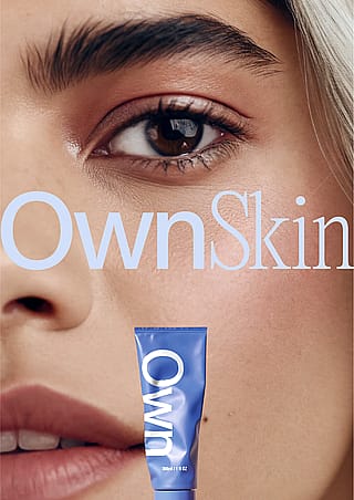 Fictional cosmetic ads using AI'