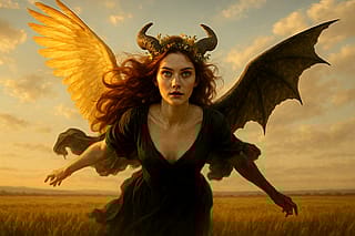 Concept of a mythical creature'
