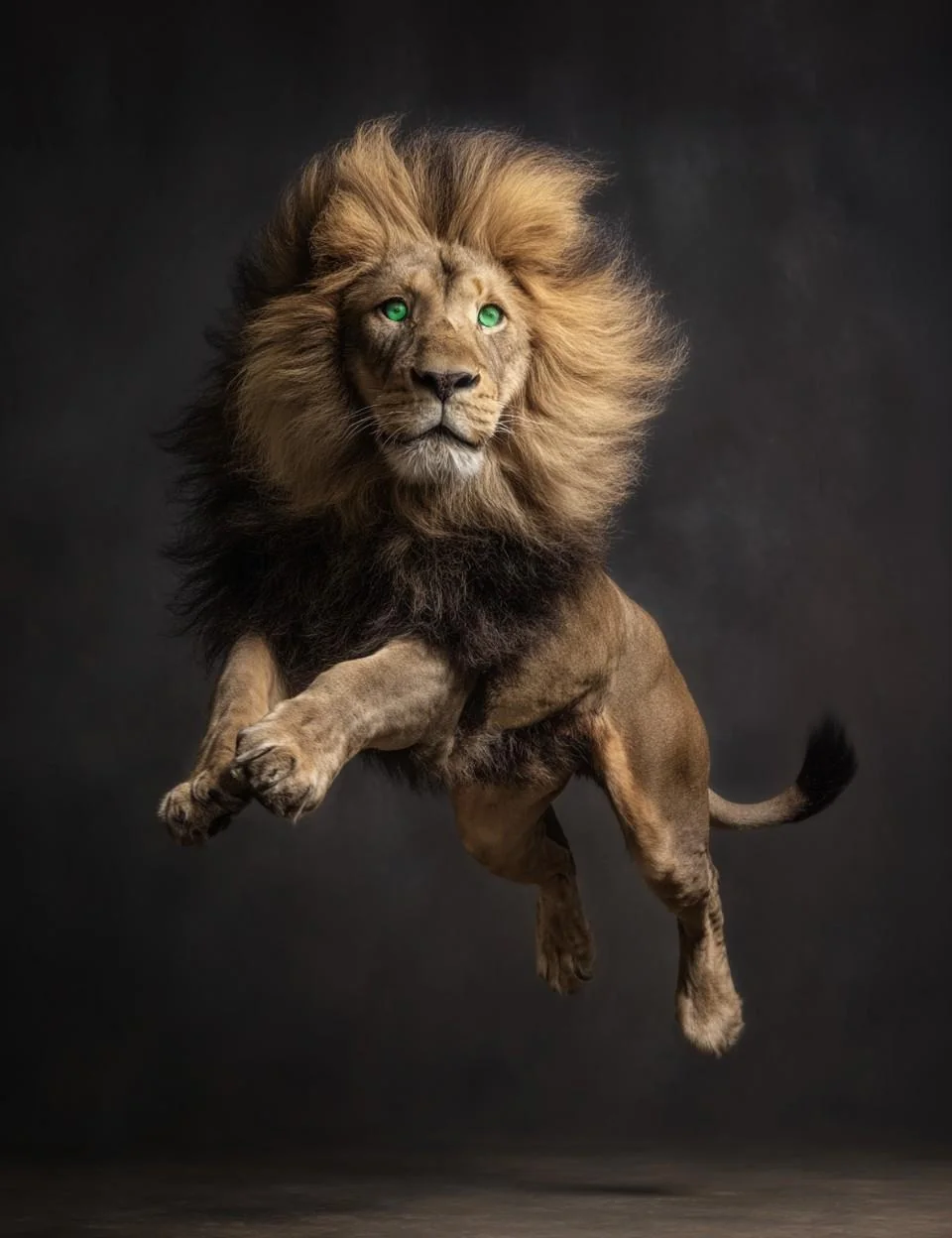 Lion (shifter) Jumping for Joy picture 1 of 4