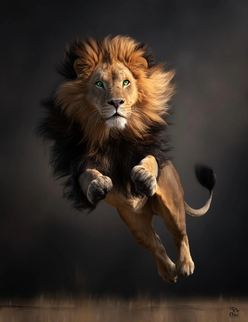 Lion (shifter) Jumping for Joy picture 2 of 4