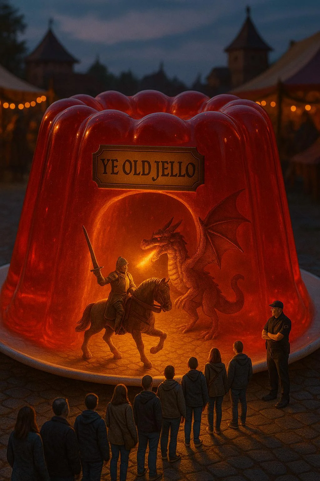 Start your prompt with “realistic jello mold filled with” then finish the sentence. Feel free to put them in comments. Let’s see what you come up with. picture 1 of 1
