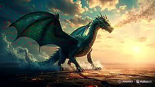 ancient dragon. Hailuo ai'