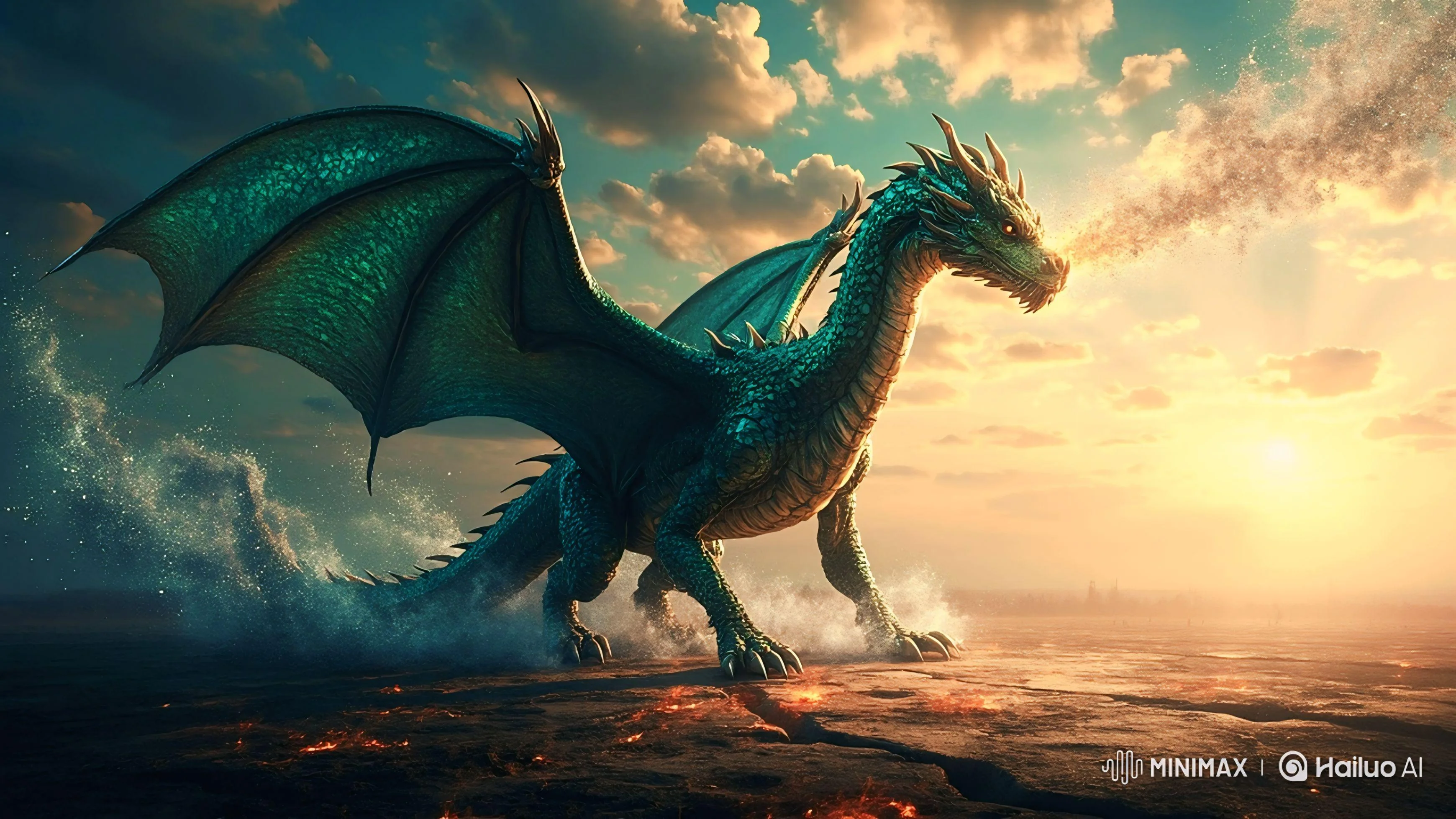 ancient dragon. Hailuo ai picture 1 of 1
