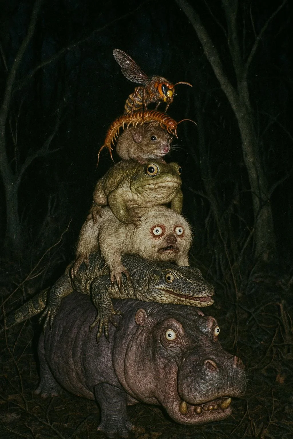 What do you do if you stumble upon this on your forest night walk? picture 1 of 1
