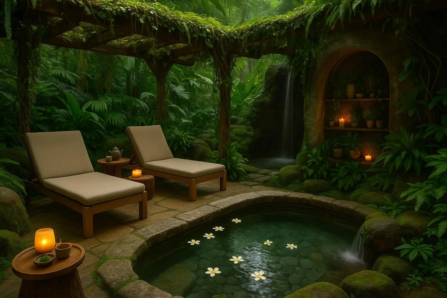 Made a little rainforest villa and the family that would live in it picture 3 of 19