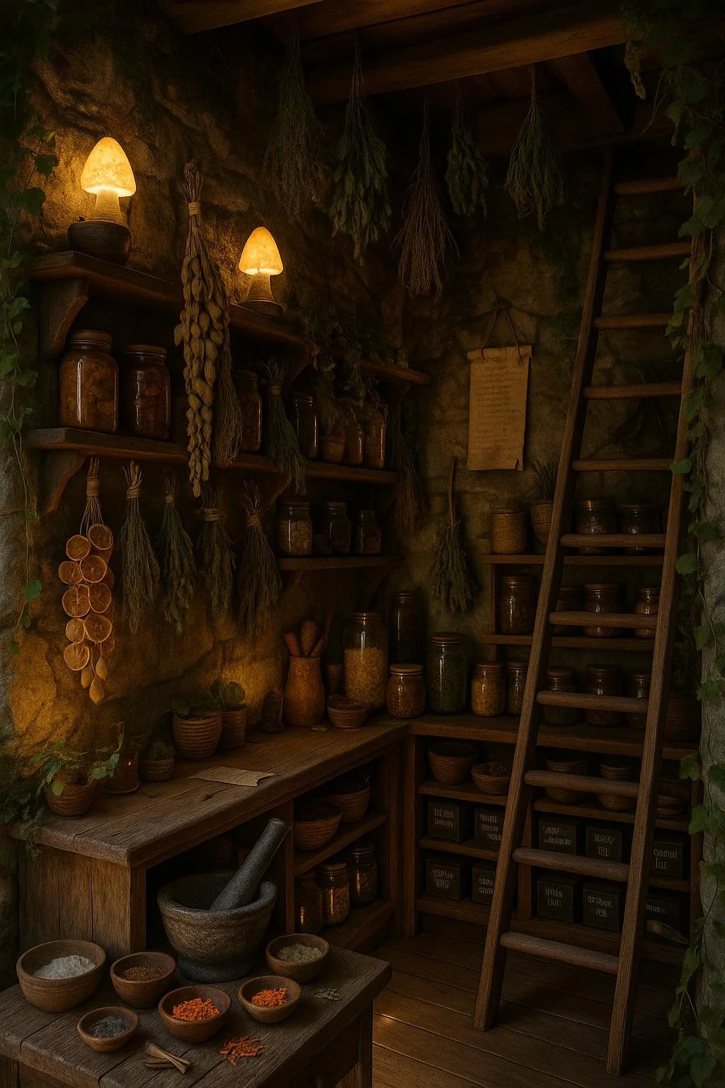 Made a little rainforest villa and the family that would live in it picture 6 of 19
