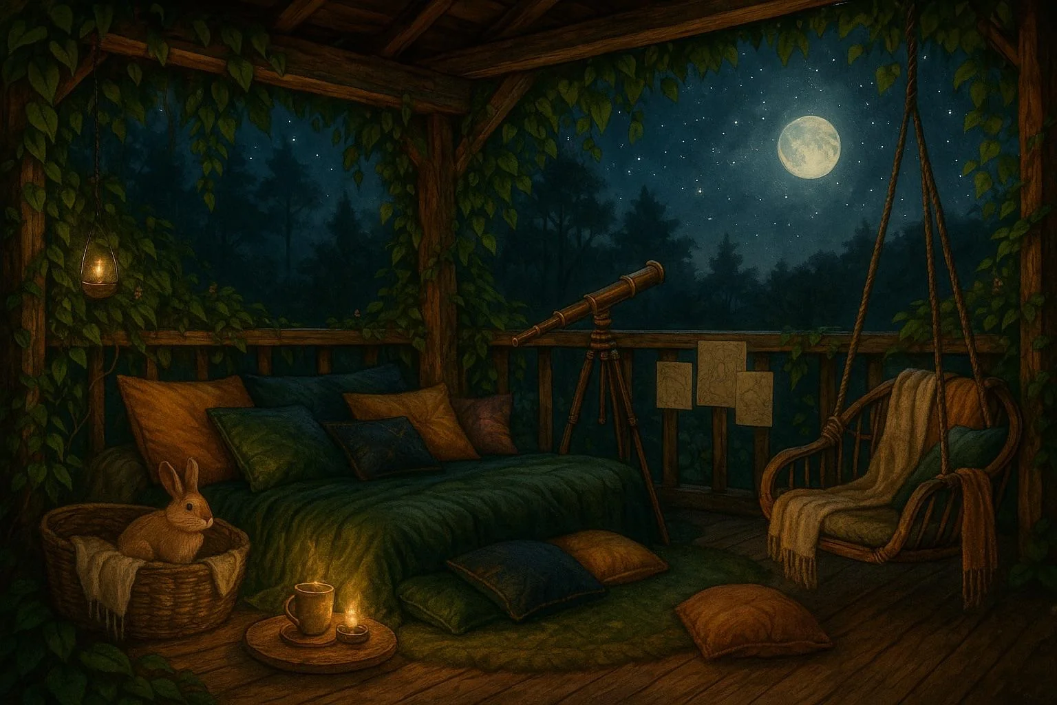 Made a little rainforest villa and the family that would live in it picture 8 of 19