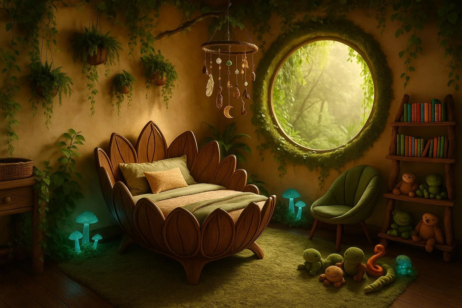 Made a little rainforest villa and the family that would live in it picture 16 of 19