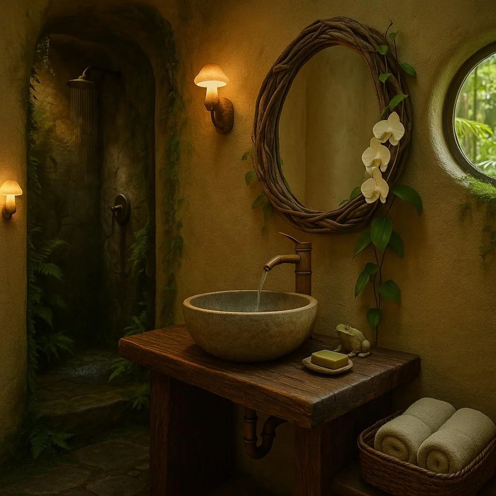 Made a little rainforest villa and the family that would live in it picture 17 of 19