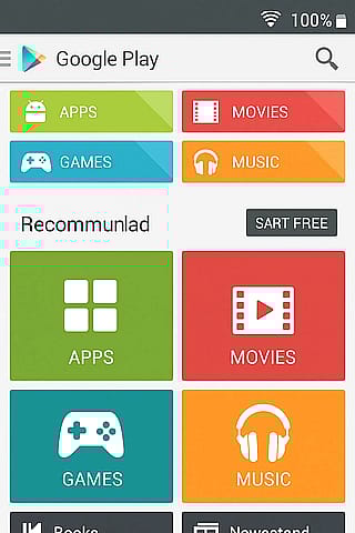 Google Play Store in 2013'