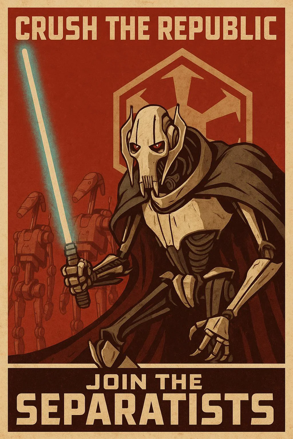 Separatist Alliance (CIS) recruitment poster - Star Wars picture 1 of 1