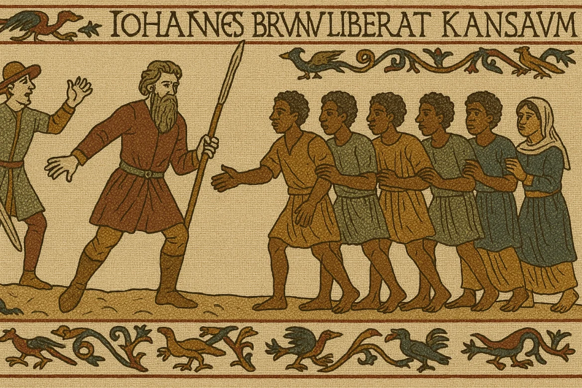 Told It To Make an Image of John Brown like the Bayeux Tapestry. picture 1 of 1