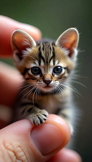 World's smallest cat... :)'