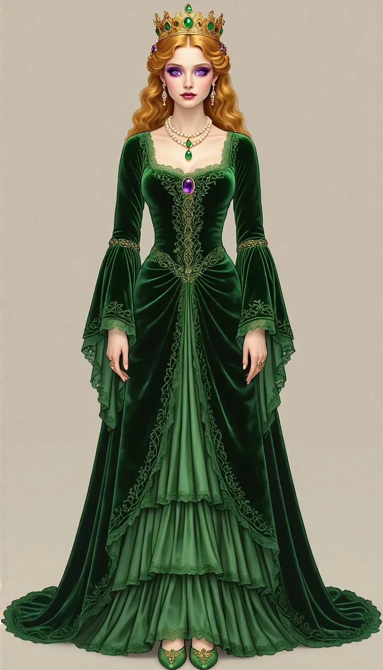 Women's clothing in fantasy setting I've been working on. picture 1 of 8