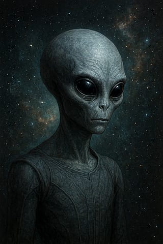 Asked AI to create an image of other intelligent life chatGPT vs CoPilit'